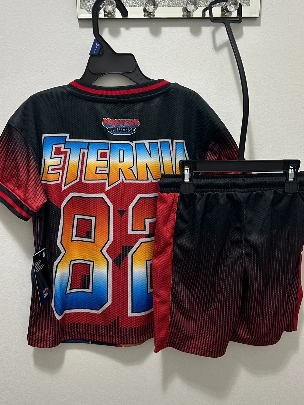 NWT Masters of the Universe Boys XS 4/5 He-Man Skeletor 2PC Outfit Set